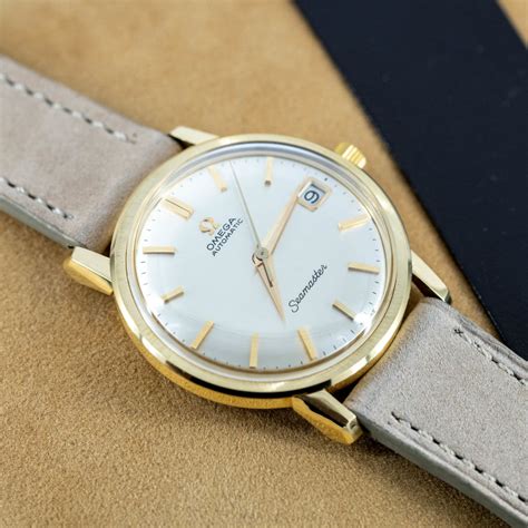 omega gold dress watch|omega seamaster dress watch.